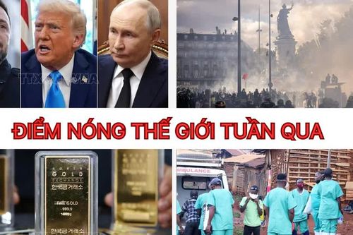 Điểm nóng thế giới tuần qua: Hy vọng hòa bình cho Ukraine, Pháp bất ổn, vàng và dầu biến động mạnh