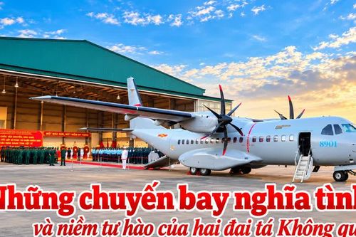 Niềm tự hào của hai đại tá không quân với những chuyến bay nghĩa tình