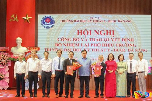 Bổ nhiệm lại hai Phó Hiệu trưởng Trường Đại học Kỹ thuật Y - Dược Đà Nẵng