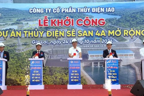 Khởi công Dự án Thủy điện Sê San 4A mở rộng