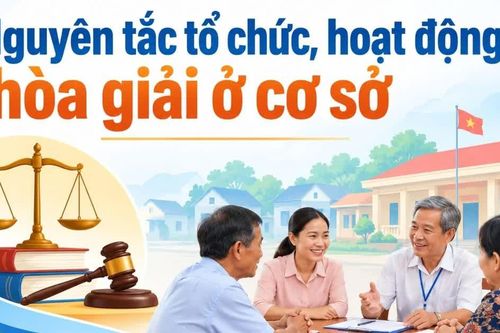 Nguyên tắc tổ chức, hoạt động hòa giải ở cơ sở