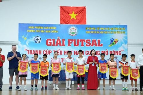 Khai mạc Giải Futsal tranh Cúp Tiểu học Nam Cường mở rộng lần thứ V, năm 2026