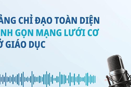 Đảng chỉ đạo toàn diện tinh gọn mạng lưới cơ sở giáo dục