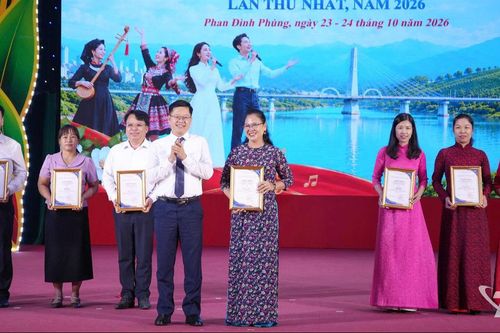 Phường Quan Triều giành giải Nhất Liên hoan 'Tiếng hát đại đoàn kết' khu vực II