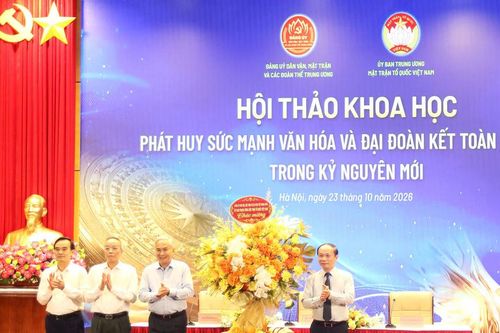 Phát huy sức mạnh văn hóa trong đại đoàn kết toàn dân tộc