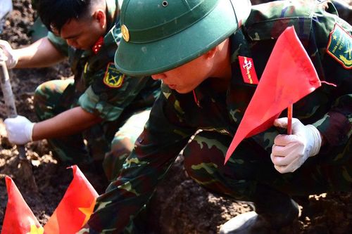 TP. Hồ Chí Minh: Quy tập thêm 10 hài cốt liệt sĩ tại Công viên Lê Thị Riêng