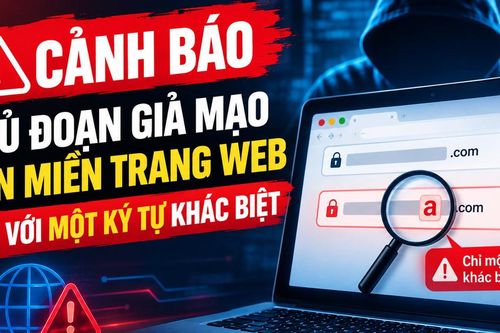 Công an Hà Nội cảnh báo thủ đoạn giả mạo tên miền trang web chỉ với một ký tự khác biệt