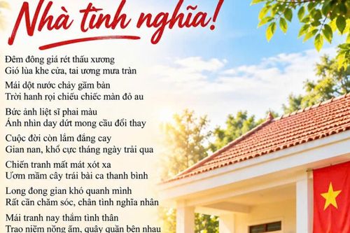 Nhà tình nghĩa - mái nhà của lòng biết ơn