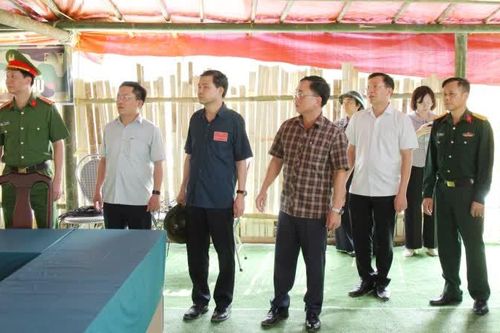 Xã Quảng Uyên tập trung hoàn thiện phương án diễn tập theo hướng sát tình hình thực tế