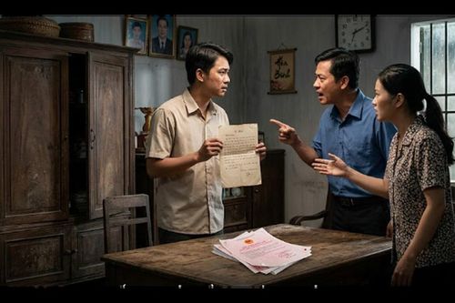 Bị anh chị ruột ép chia căn nhà thừa kế, tôi 'lật ngược thế cờ' chỉ nhờ mảnh giấy viết tay của bố trong tủ gỗ cũ