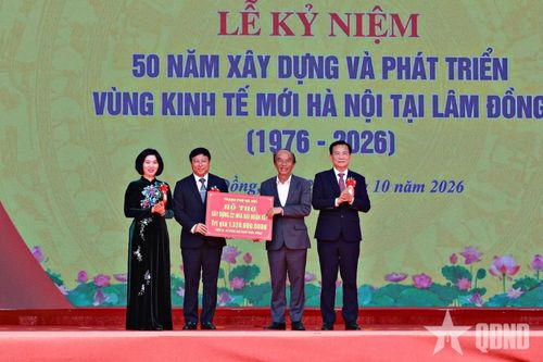 Kỷ niệm 50 năm xây dựng và phát triển Vùng kinh tế mới Hà Nội tại Lâm Đồng