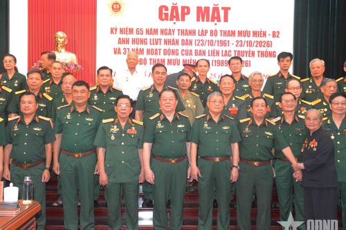 Đại tướng Nguyễn Trọng Nghĩa dự gặp mặt kỷ niệm 65 năm Ngày truyền thống Bộ Tham mưu Miền - B2