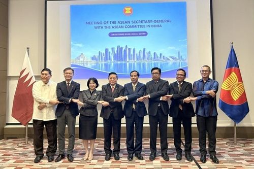 Tổng Thư ký Kao Kim Hourn làm việc với Ủy ban ASEAN tại Doha: Dấu ấn của Đại sứ quán Việt Nam trên cương vị Chủ tịch ACD