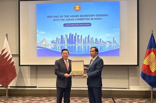 Tổng Thư ký Kao Kim Hourn làm việc với Ủy ban ASEAN tại Doha: Dấu ấn của Đại sứ quán Việt Nam trên cương vị Chủ tịch ACD