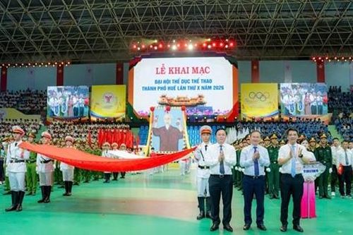Thành phố Huế: Khai mạc Đại hội Thể dục thể thao lần thứ X