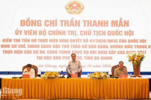 Chủ tịch Quốc hội Trần Thanh Mẫn: Công trình APEC 2027 phải bảo đảm “3 không”