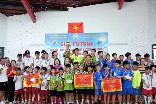 Bế mạc Giải Futsal tranh Cúp Tiểu học Nam Cường mở rộng lần thứ V