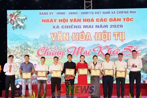 Bế mạc Ngày hội Văn hóa các dân tộc xã Chiềng Mai năm 2026
