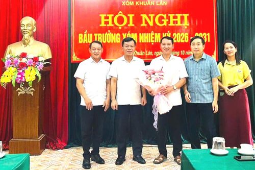 15/15 xóm tại xã Hợp Thành bầu trưởng xóm nhiệm kỳ 2026-2031