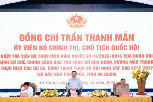 Chủ tịch Quốc hội kiểm tra tiến độ các dự án phục vụ Hội nghị APEC 2027