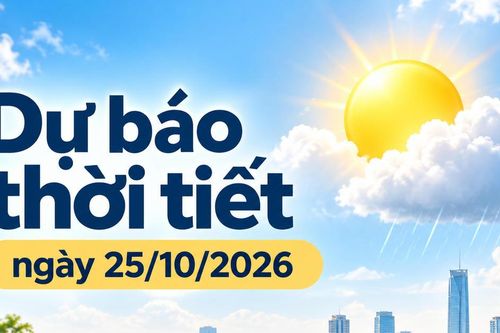 Thời tiết hôm nay 25/10: Nắng trên diện rộng, Nghệ An cảnh báo lũ quét