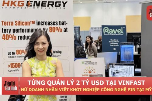 Từng quản lý 2 tỷ USD tại VinFast, nữ doanh nhân Việt chuyển hướng sang công nghệ pin tại Mỹ
