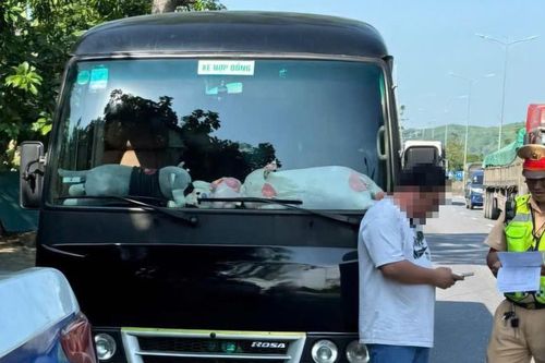Ô tô khách bị tước phù hiệu vẫn hoạt động, xử phạt tài xế và chủ xe