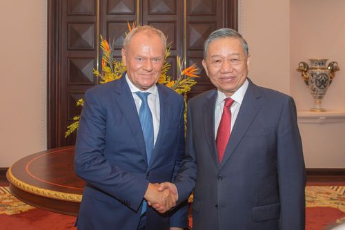 Tổng Bí thư, Chủ tịch nước Tô Lâm tiếp Thủ tướng Ba Lan Donald Tusk