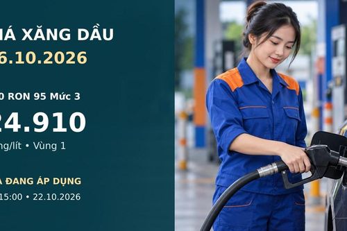 Giá xăng dầu hôm nay 26.10.2026: Chờ diễn biến dầu đầu tuần