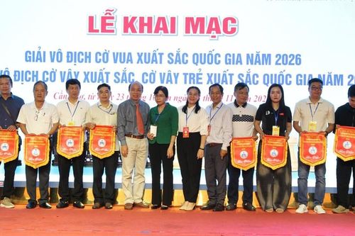 Khai mạc Giải vô địch cờ vua và cờ vây xuất sắc năm 2026 ở Cần Thơ