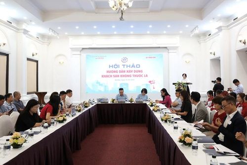 Hội thảo 'Hướng dẫn xây dựng khách sạn không thuốc lá': Hướng tới môi trường lưu trú an toàn, thân thiện