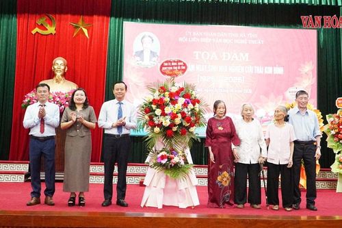 Hà Tĩnh: Tọa đàm kỷ niệm 100 năm ngày sinh nhà nghiên cứu Thái Kim Đỉnh