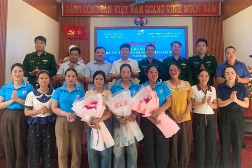 Phụ nữ Mường Nhà chung tay bảo vệ chủ quyền, an ninh biên giới