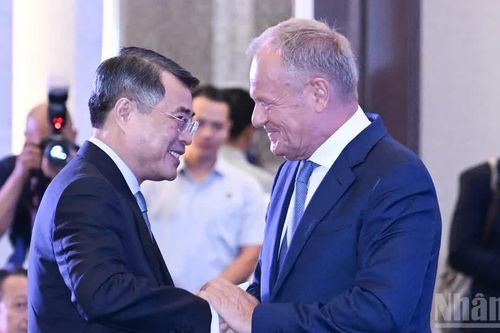 [Ảnh] Thủ tướng Lê Minh Hưng và Thủ tướng Donald Tusk dự Hội nghị bàn tròn Doanh nghiệp Việt Nam-Ba Lan