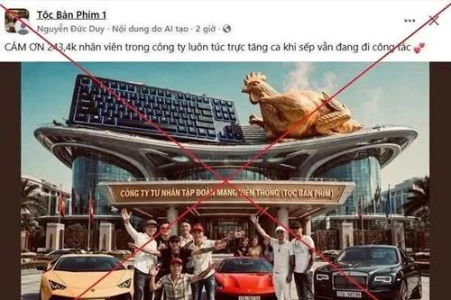 Một quản trị viên nhóm FB bị xử phạt vì đăng sai sự thật về Trường 'Con'