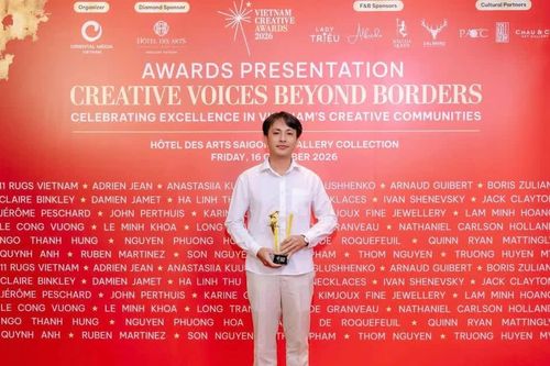 Họa sĩ trẻ Vương Lê và cú đúp danh hiệu tại Vietnam Creative Awards 2026