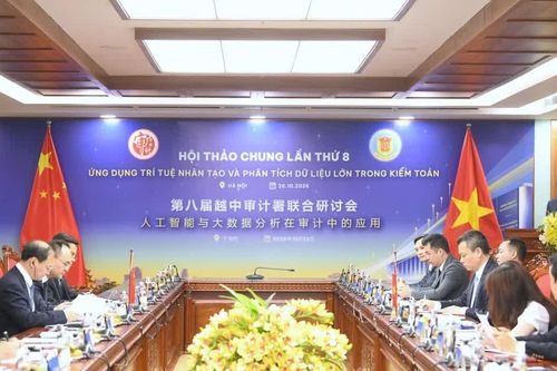 Hội thảo chung lần thứ 8 giữa KTNN Việt Nam và Trung Quốc: Đẩy mạnh ứng dụng AI và dữ liệu lớn