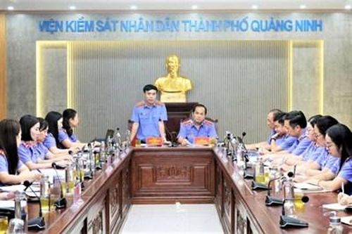 VKSND tối cao khảo sát công tác thi đua, số hóa hồ sơ tại Quảng Ninh