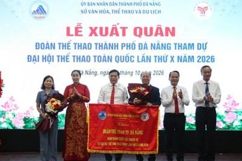 Hơn 500 vận động viên Đà Nẵng tham dự Đại hội Thể thao toàn quốc lần thứ X năm 2026