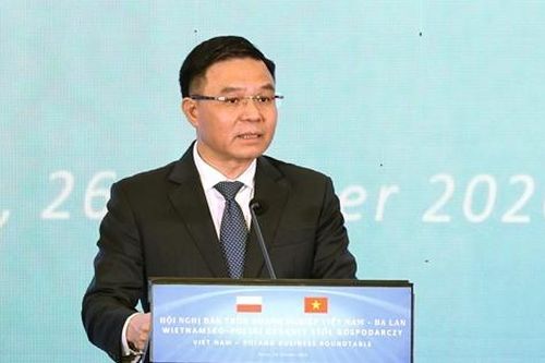 Bộ trưởng Lê Mạnh Hùng nêu ba định hướng đưa hợp tác kinh tế, thương mại Việt Nam - Ba Lan bứt phá