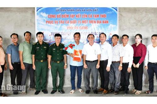 Xã Hòn Đất công bố điểm tập kết lên cá 366 tấn/năm