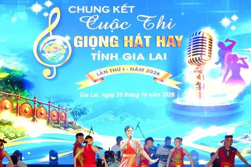 Thí sinh Đặng Thị Tường Vy giành giải nhất Cuộc thi Giọng hát hay tỉnh Gia Lai lần thứ I, năm 2026