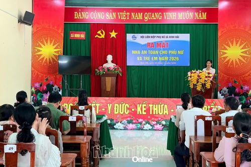 Hội Liên hiệp Phụ nữ xã Ninh Hải ra mắt mô hình “Nhà an toàn cho phụ nữ và trẻ em”