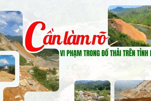Cần làm rõ vi phạm trong đổ thải trên tỉnh lộ 175