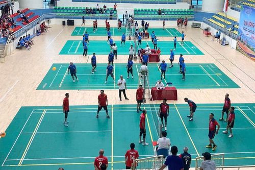 Sôi nổi tranh tài Giải bóng chuyền hơi Người cao tuổi tỉnh Thái Nguyên năm 2026