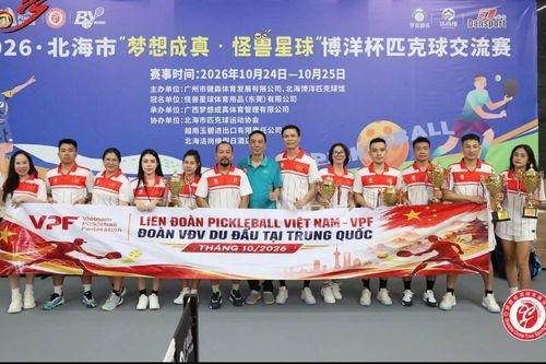Việt Nam nhất toàn đoàn tại giải Pickleball Bắc Hải mở rộng 2026