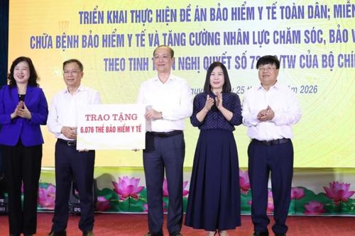 Thái Nguyên: Quan tâm đầu tư y tế, hiện thực hóa mục tiêu bảo hiểm y tế toàn dân