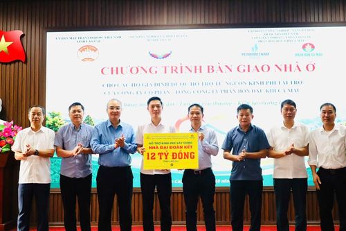 PVCFC đồng hành cùng tỉnh Lào Cai thực hiện chương trình xóa nhà tạm, nhà dột nát