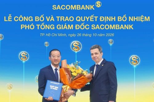 Sacombank bổ nhiệm thêm một phó tổng giám đốc