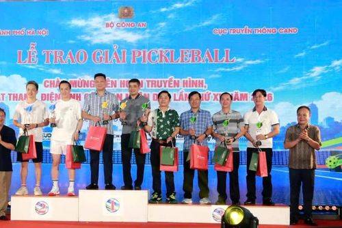 Bế mạc Giải Pickleball chào mừng Liên hoan Truyền hình, Phát thanh, Điện ảnh CAND lần thứ XV